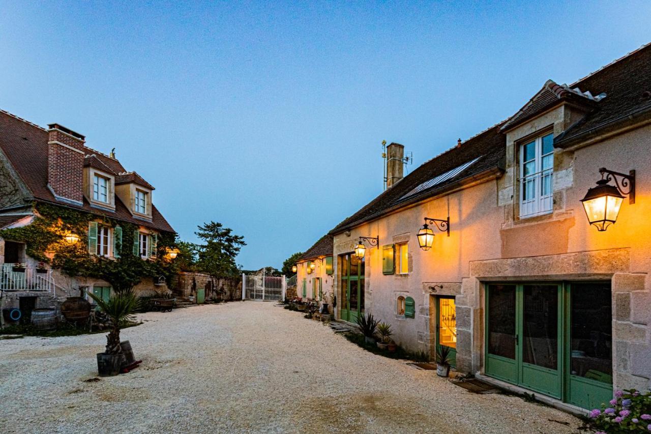 Bed and Breakfast Le Domaine Des Carriers Chevroches Exterior foto