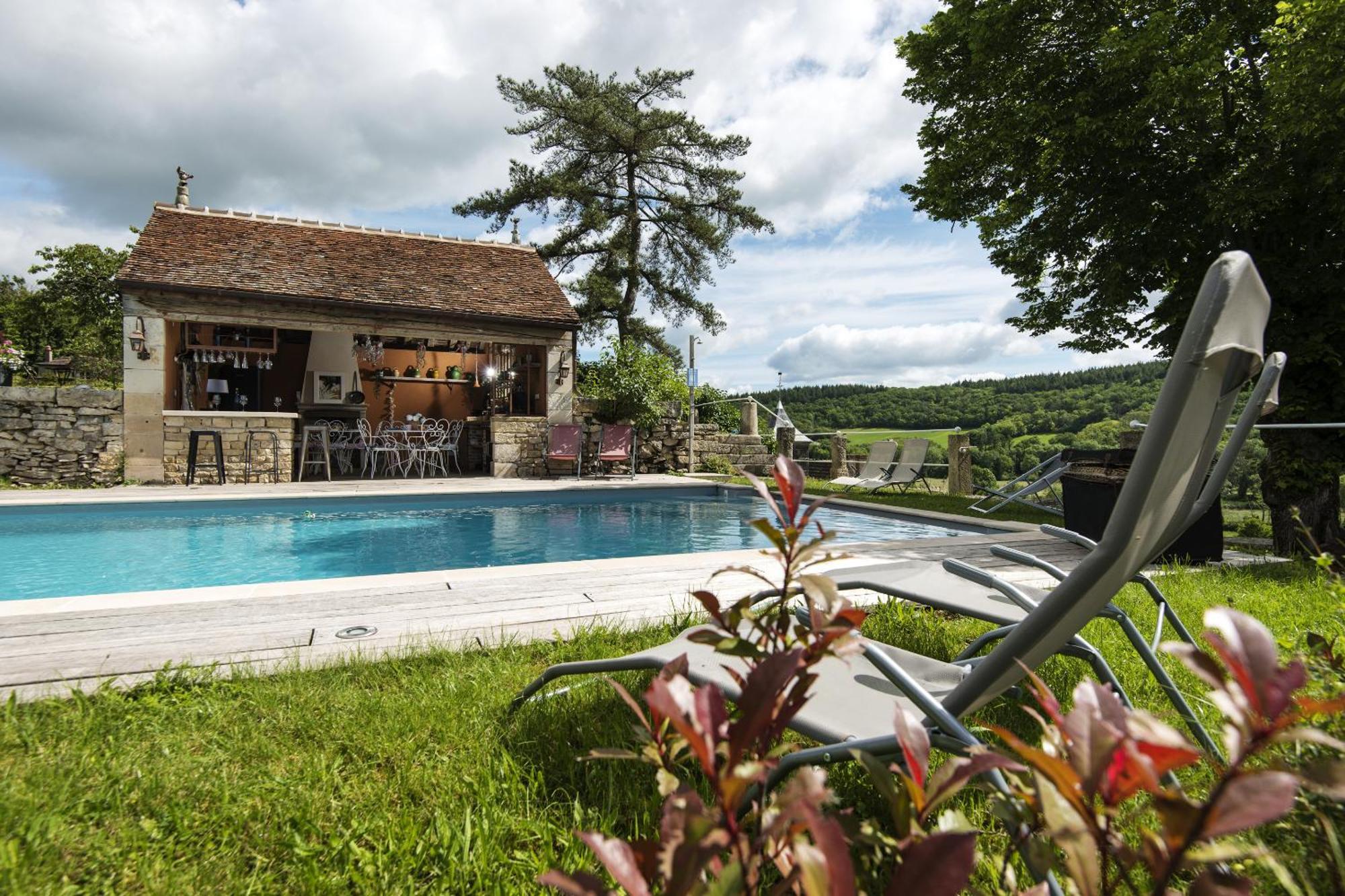 Bed and Breakfast Le Domaine Des Carriers Chevroches Exterior foto