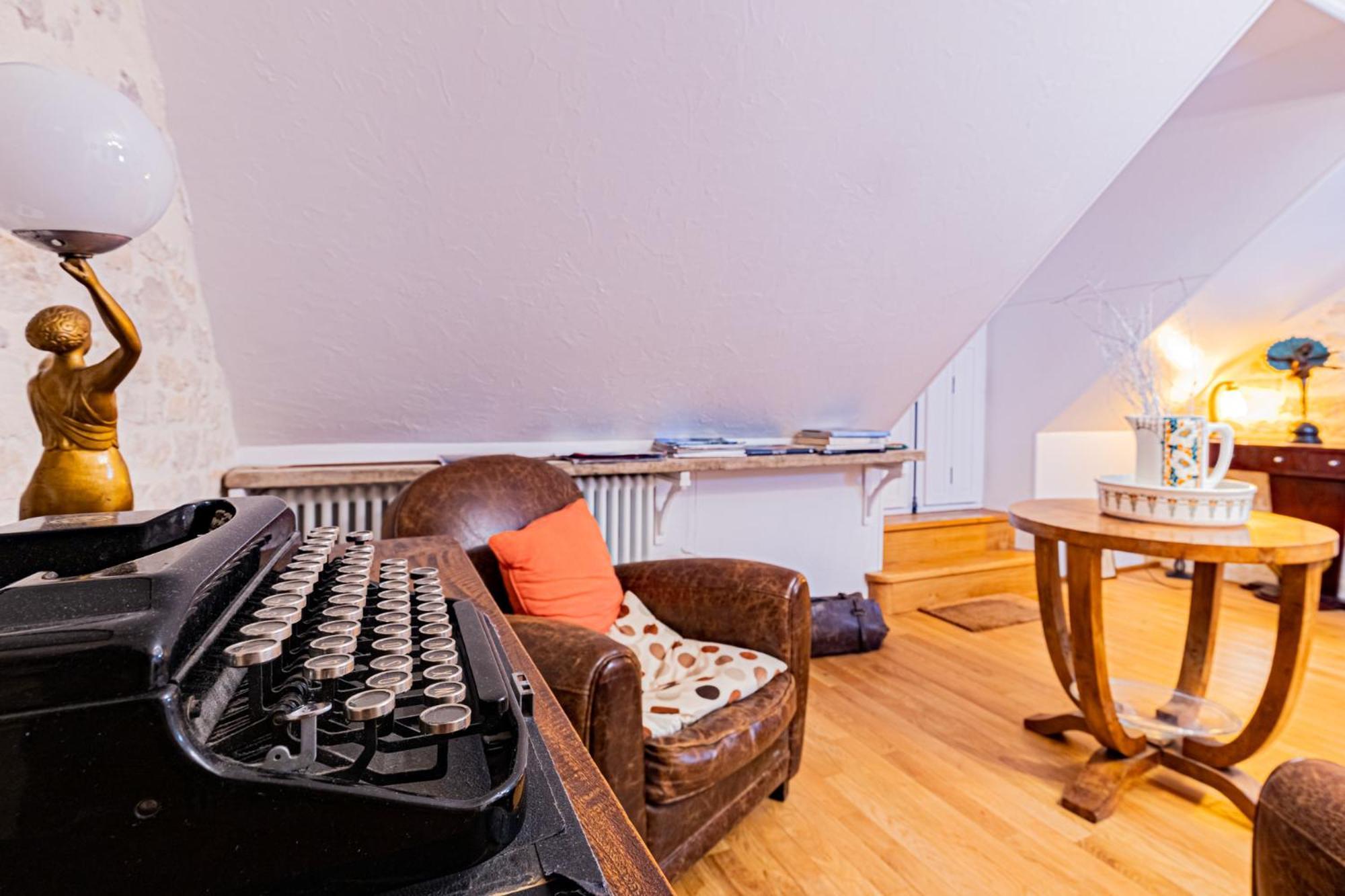 Bed and Breakfast Le Domaine Des Carriers Chevroches Zimmer foto