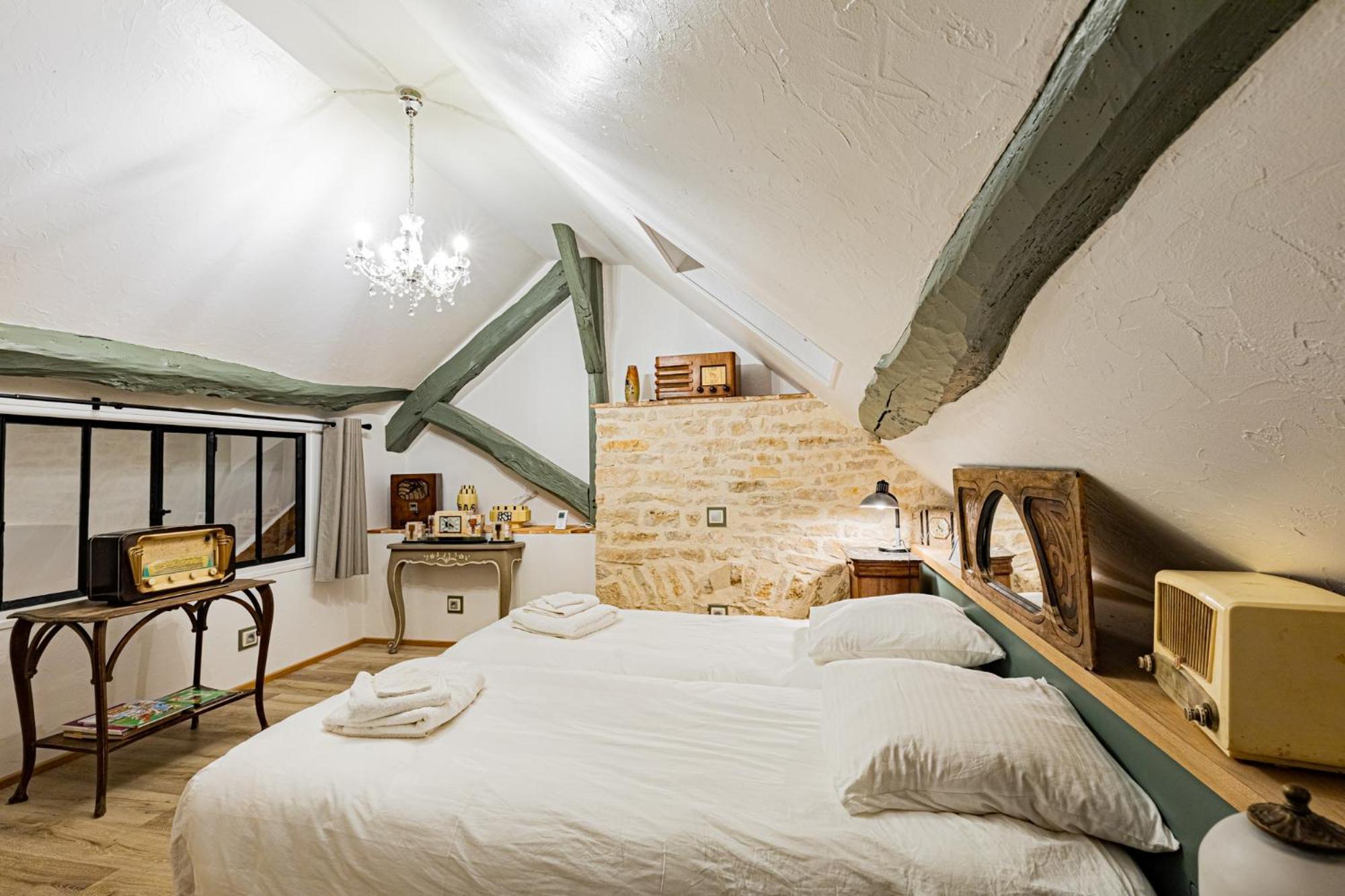Bed and Breakfast Le Domaine Des Carriers Chevroches Zimmer foto