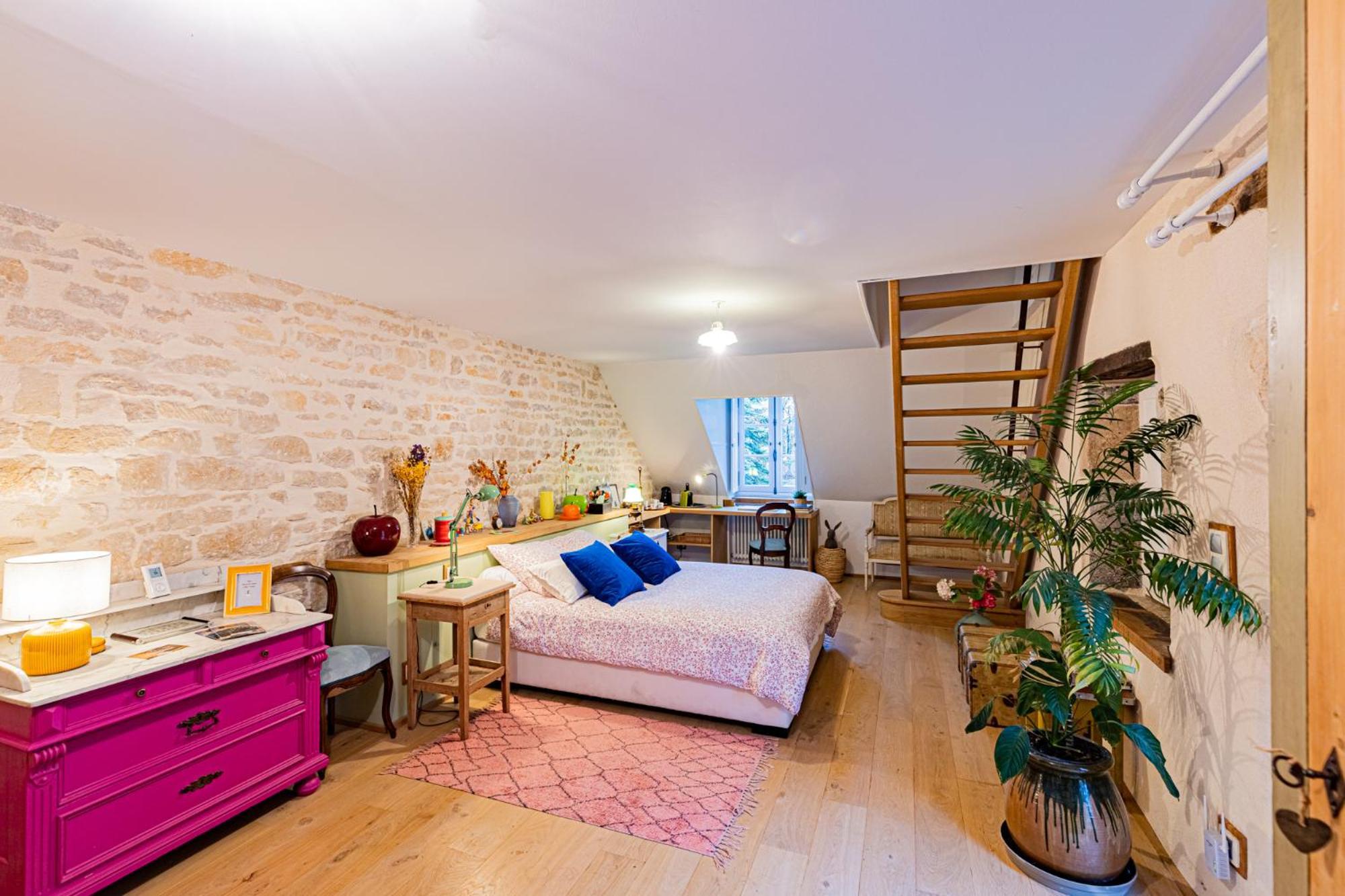 Bed and Breakfast Le Domaine Des Carriers Chevroches Zimmer foto