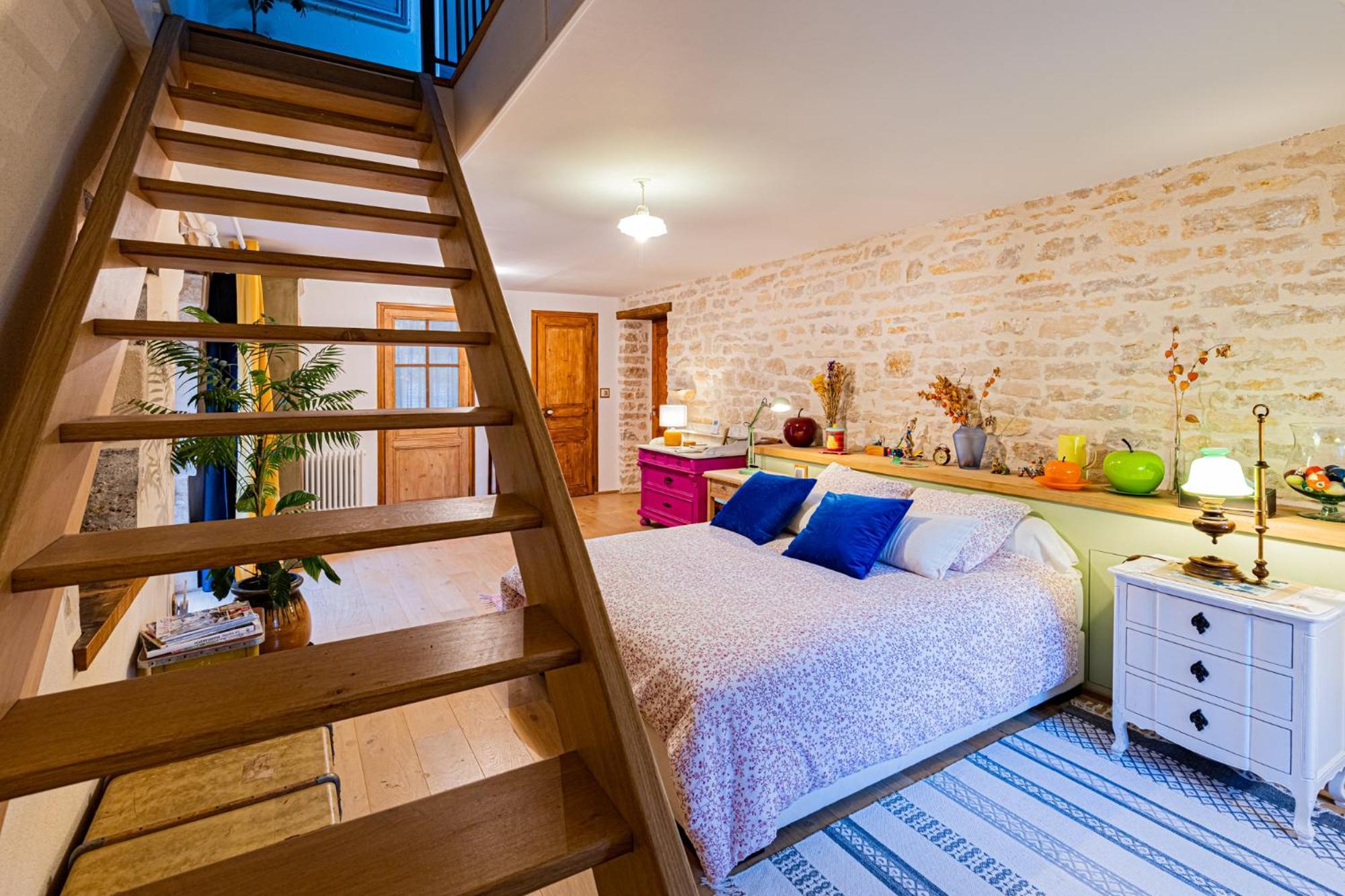 Bed and Breakfast Le Domaine Des Carriers Chevroches Zimmer foto