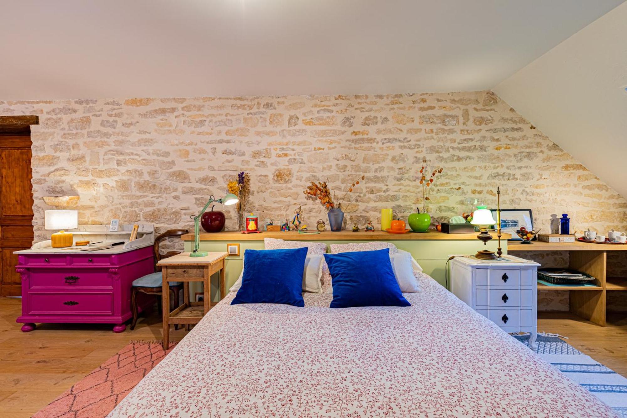 Bed and Breakfast Le Domaine Des Carriers Chevroches Zimmer foto