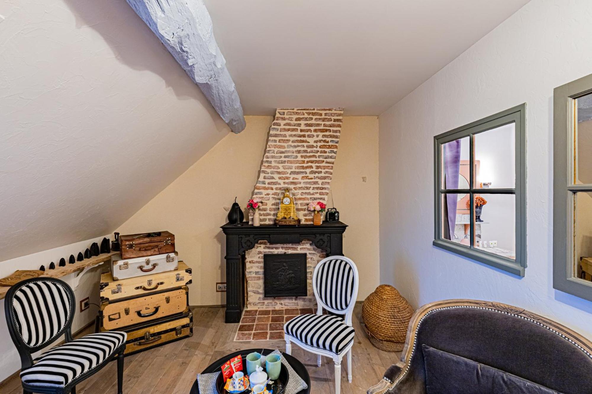 Bed and Breakfast Le Domaine Des Carriers Chevroches Zimmer foto