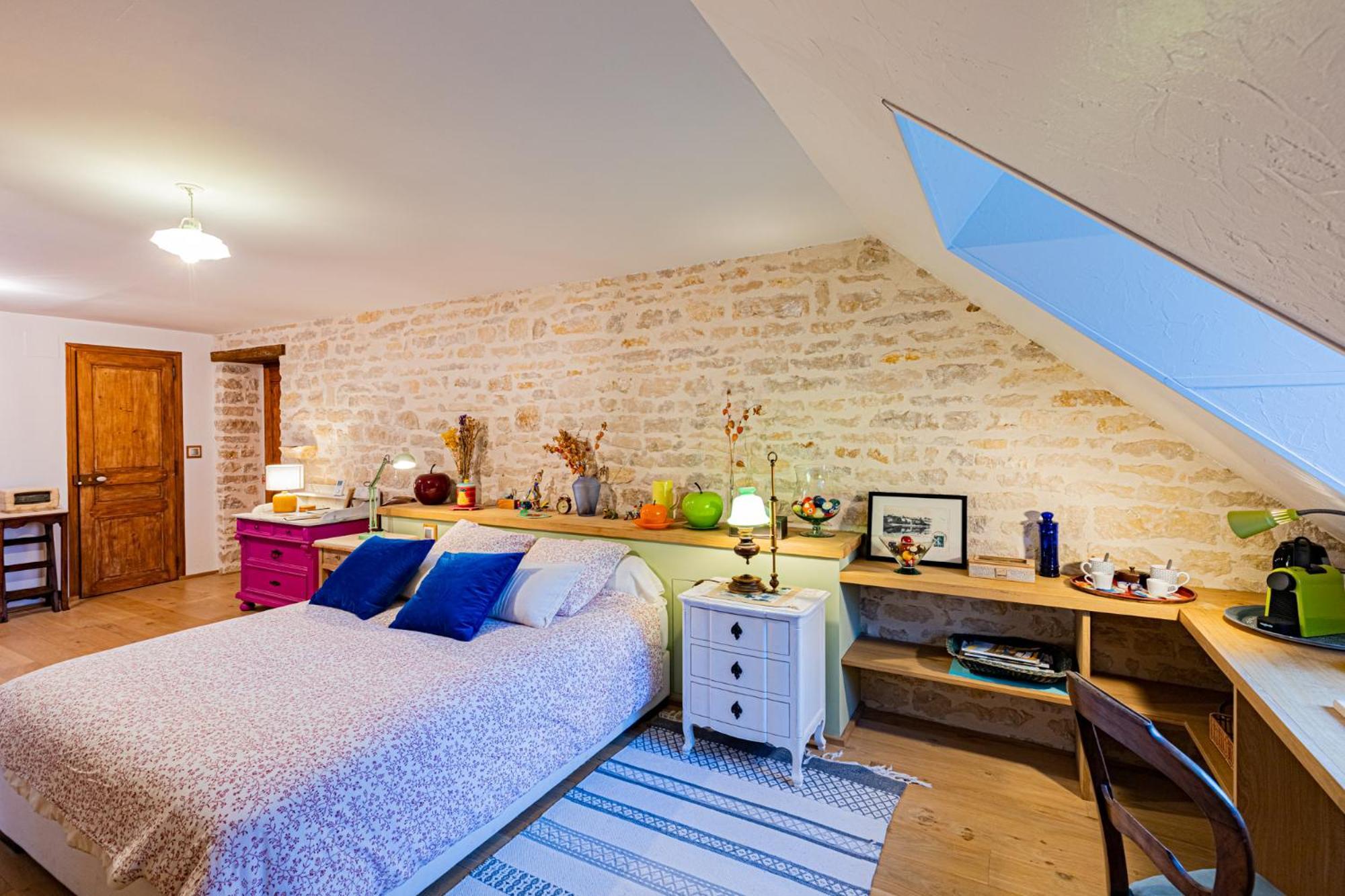 Bed and Breakfast Le Domaine Des Carriers Chevroches Zimmer foto