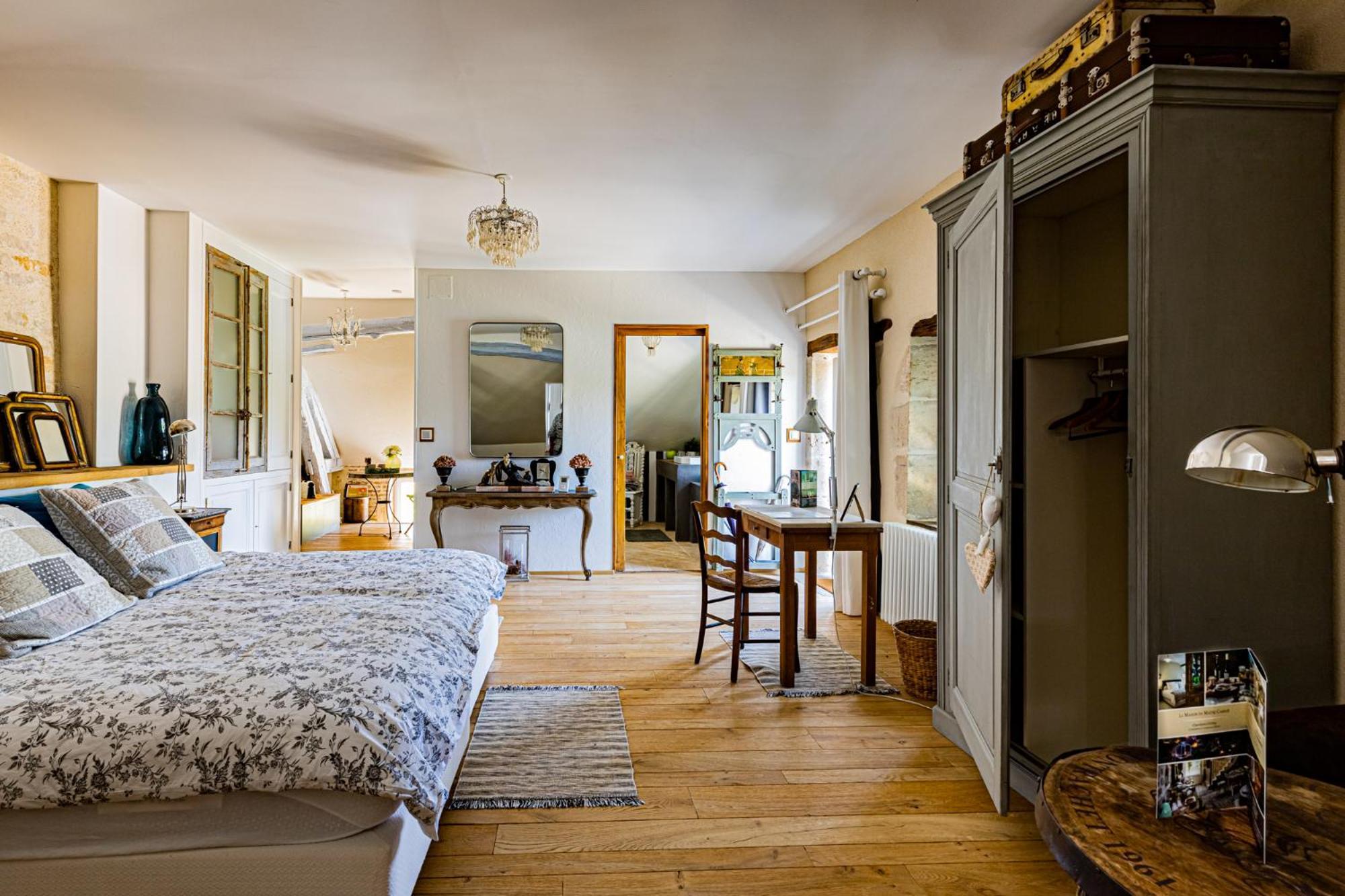 Bed and Breakfast Le Domaine Des Carriers Chevroches Zimmer foto