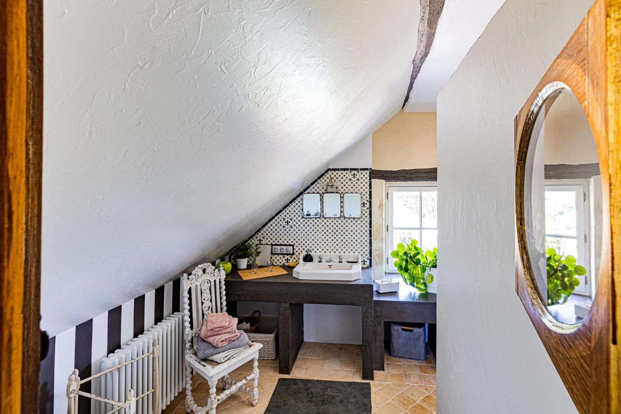 Bed and Breakfast Le Domaine Des Carriers Chevroches Zimmer foto
