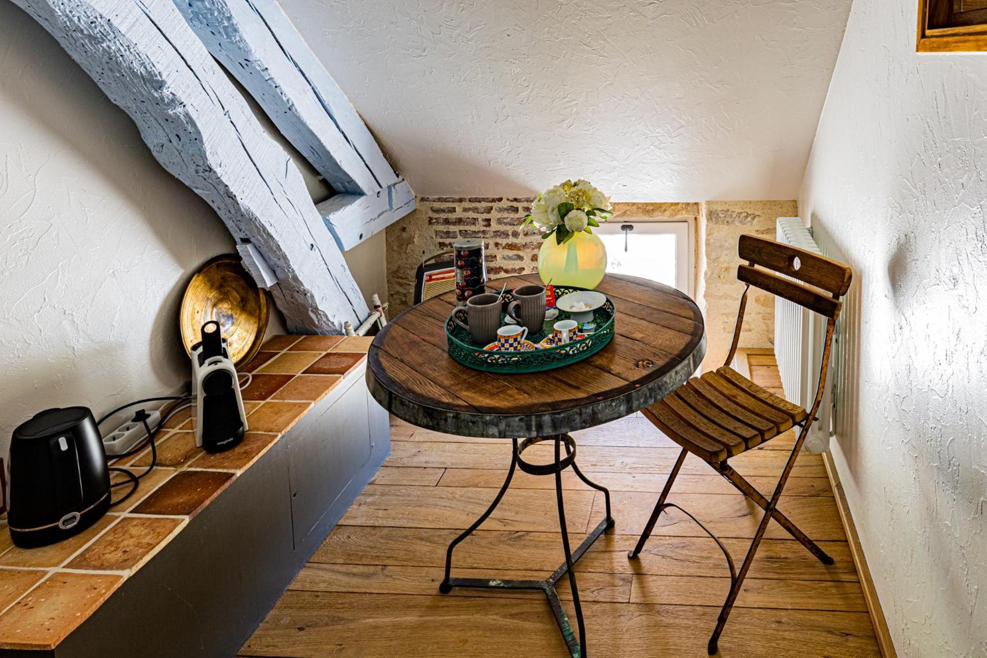 Bed and Breakfast Le Domaine Des Carriers Chevroches Zimmer foto