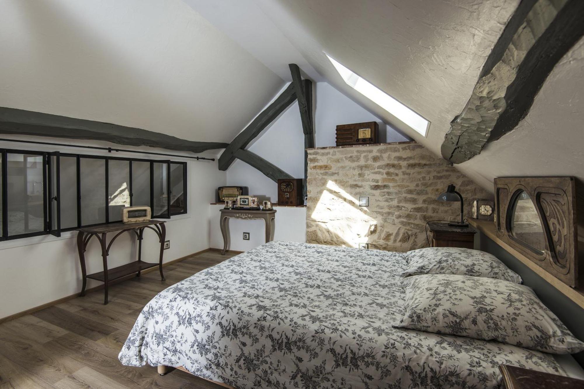 Bed and Breakfast Le Domaine Des Carriers Chevroches Zimmer foto